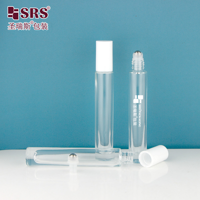 GB1-10ML بطری ضخیم لوکس با کیفیت بالا شفاف رنگ سفارشی در دسترس گلس رول بال عطر بطری بدون نشت