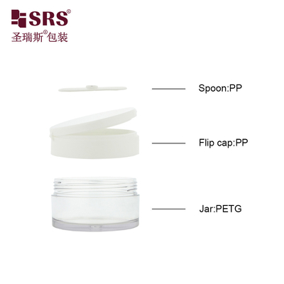 PETG003 خال سفید تزریق رنگ سفارشی 100g 120g 150g 200g 250g شیشه پلاستیکی Flip Cap با نمونه های رایگان در رنگ موجود