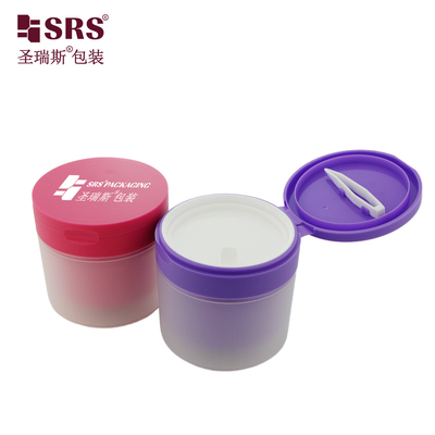 SRS1 120g 150g Double Wall PP PCR بازیافت شده پلاستیکی صورت پاک کننده سرم ظرف آبمیوه برای کرم آرایشی