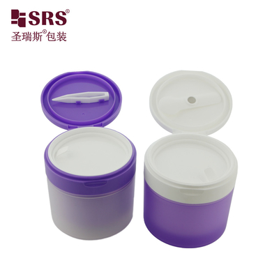 SRS1 120g 150g PP PCR بازیافت شده سازگار با محیط زیست پلاستیکی ژل مو بدن کرم ظرف ظرف بسته بندی با پنچ