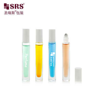 بطری گلس شیشه ای با دیوار ضخیم 10 میلی لیتر عطر های خالی روی بسته بندی