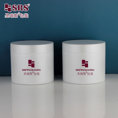 SRSQ ماسک صورت سایز بزرگ قوطی کرم PP بسته بندی 80g 100g 120g 150g 200g 300g 400g قوطی کرم روزانه شخصی مراقبت از پوست
