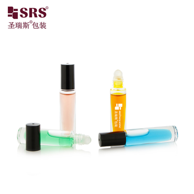 GB1-5ML گرد کیفیت بالا بدون نشت روغن ضروری رولر بال بطری اپلیکیشن با کاپ پلاستیکی