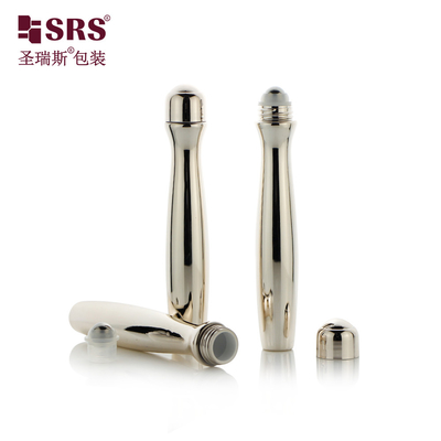 SRS8447-15ML لوازم آرایشی تازه مایع شفاف PETG رول روی بطری با گلوله فولادی محصولات مراقبت از پوست