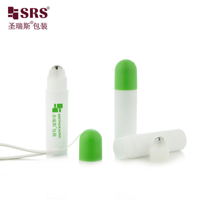 RPPF 20ml بطری پلاستیکی سفید یخ زده بسته بندی ماساژ گلوله فولادی ژل تسکین درد