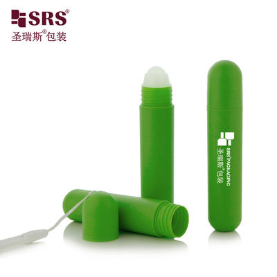 RPPG 25 میلی لیتر کلاه گنبد تزریق سفارشی سطح مات یخ زده PP پلاستیکی PCR ضد خارش مایع رول-در ظرف بطری