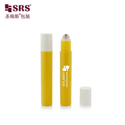 RPP-15ML دور پلاستیکی تزریق رنگ سفارشی PCR PP بازیافت شده بطری رولر بال ماساژ سرم چشم