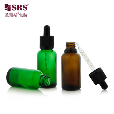 D006 TE ضد دستکاری CRC ضد بچه کلاه شیشه ای بطری قطره کش 5ml 10ml 15ml 20ml 30ml 50ml 100ml