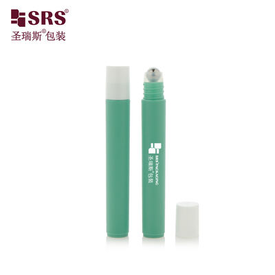 RPP-10ML ((C) بلند و نازک PP پلاستیکی PP مات بسته شده بطری رول خالی با توپ فولادی برای سرم چشم