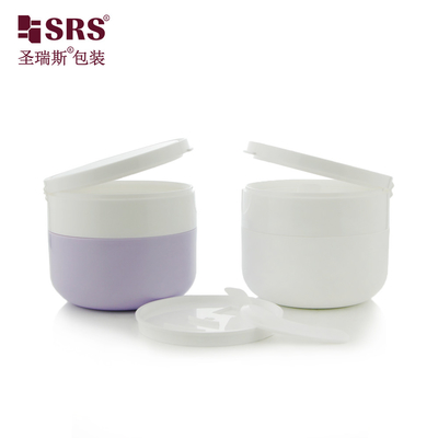 SRSOB Chic 100g Flip Cap Custom PP Container با بسته بندی قوطی ماسک شخصی، خط مراقبت از پوست خود را ارتقا دهید