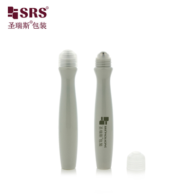 SRS8447-15ML سفارشی پلاستیک خالی رولر فولاد گلوله بطری زیبایی چشم ژل سرم بسته بندی اپلیکیشن
