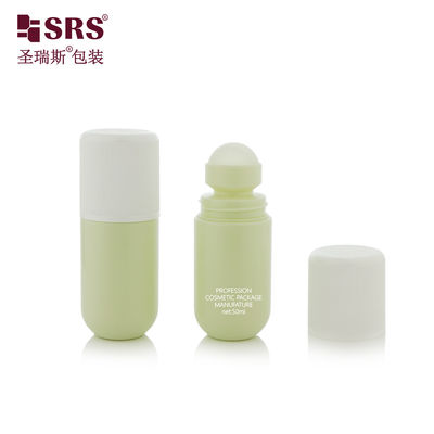 RPPA1-50ML مواد بازیافت شده مونو مواد PP پلاستیک CRC Child Resistant Cap برای بطری گرد پایین Antipersipirant Gel بسته بندی