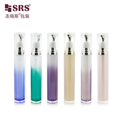 LR001-15ML بطری آکریلیک لوکس با دو دیوار برای سروم چشم
