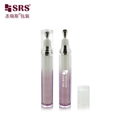 LR001-15ML سفارشی سازی رنگ رنگ آکریلیک دو طرفه با کاربرد فلزی برای کرم چشم