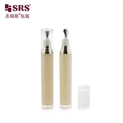 LR001-15ML رنگ مرسوم رنگ لوکس شفاف اکریلیک آب سرم چشم بطری بسته بندی آرایشی