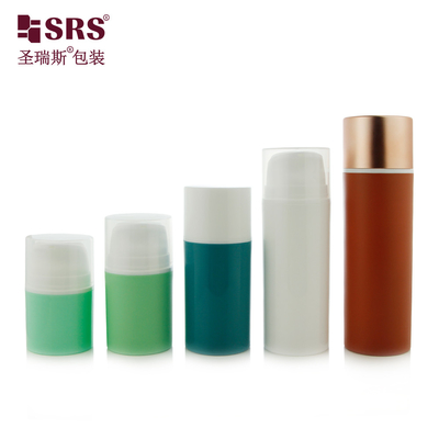 PA609 30 میلی لیتر 50 میلی لیتر پاک کننده زیبایی مراقبت از پوست لوشن ژل پایه PP بطری بدون هوا با پمپ بدون نشت