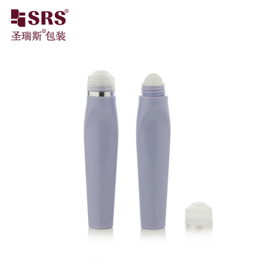 SRS8444-12ML انفجار سفارشی رنگ پلاستیکی PETG شکل منحصر به فرد رول روی بطری برای ماساژ ژل سرم چشم