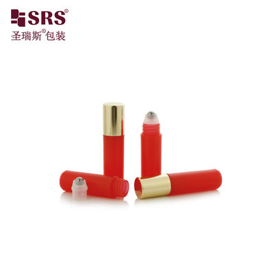 RPA-2ml Frosted PP پلاستیک مینی سفر اندازه رولر توپ بطری applicator بدون نشت با آزمایش خلاء