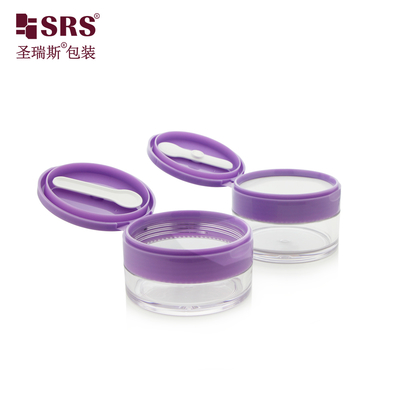 PETG003 100g 120g 150g 200g 250g ظرف شفاف دیواره ضخیم برای ماسک مو، درپوش تاشو با قاشق
