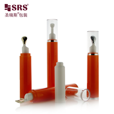 AY007 10ML 15ML بدون هوا AS پلاستیک رول بال فلز Applicator بطری بسته بندی رنگ سفارشی