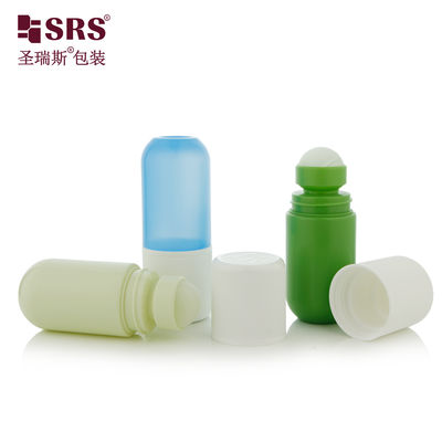 RPPA1-50ML بطری گلوله ای با کف گرد پلاستیکی PP PCR برای بسته بندی ضد شفاف CRC