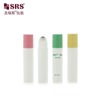 RPPI 20ml Empty Injectiom Custom Macaron Color PP Thick Wall Plastic PCR Roll On Bottle For Anti-Itch Liquid