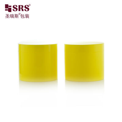 SRSQ 400g ظرف بزرگ خالی با روکش براق PP بازیافتی PCR برای کرم آرایشی