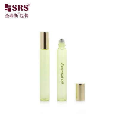 تیوب شیشه‌ای شفاف خالی BLP-10ML، بطری غلتکی روغن چشم، بدون نشتی، سایز جیبی