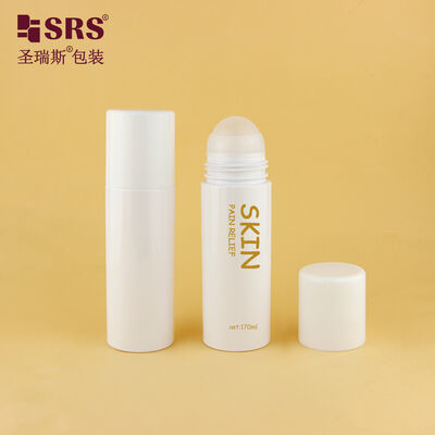 PET 130ml 170ml رول خالی پلاستیکی روی بطری ژل ضد عرق بسته بندی مراقبت از پوست سفارشی سازی