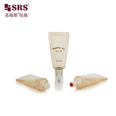 GB3 10ML لوله لوکس طراحی منحصر به فرد شیشه شفاف نقاشی رنگ سفارشی رول بر روی بطری گلوله ای فولادی برای روغن عطر