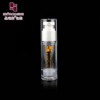 Airless Vacuum Pump Bottle 15ml 30ml 50ml Empty Cosmetic Bottle with Pump