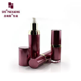 L040 15ml 30ml 60ml 120ml بطری پلاستیکی آکریلیک شکل بیضی خالی