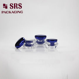 شکل الماس 5g 15g 30g 50g دو دیوار ماسک صورت لوکس ظرف های آکریلیک با پوشش