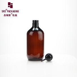 زمان تحویل کوتاه آبنبات گرد شانه پلاستیکی صابون مایع خالی بطری حیوانات خانگی 500ml