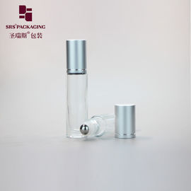 10 میلی لیتر شیشه ای شفاف و خالی روی بطری عطر فلزی