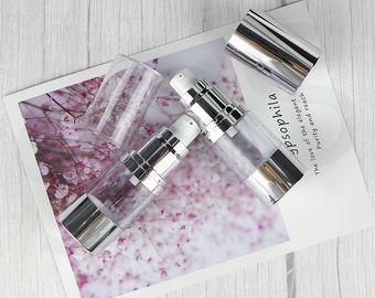A0230 15ml 30ml 50ml امولسیون مراقبت از پوست سرم نقره بطری پمپ بدون هوا