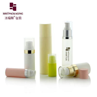15ml 30ml 50ml سفارشی رنگ خالی پلاستیکی PP PCR بطری پمپ بی هوا