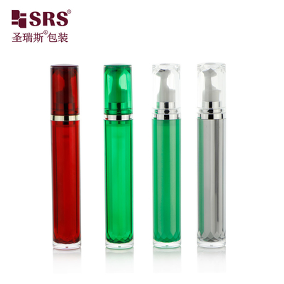 لگزري اکريليک خالي پلاستیک رولر فولاد توپ آب سرم چشم عمده فروشي 15ml بطری