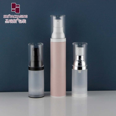 15ml 30ml 50ml بطری های پمپ پلاستیکی خالی PP پلاستیکی شفاف بازیافتی