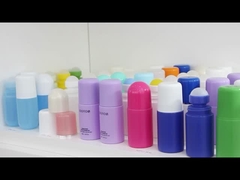 RPPA-D 90ml 3 اونس لوکس PP PCR حجم بزرگ ظرفیت سفارشی رنگ ژل خالی ضد عطر رول روی بطری